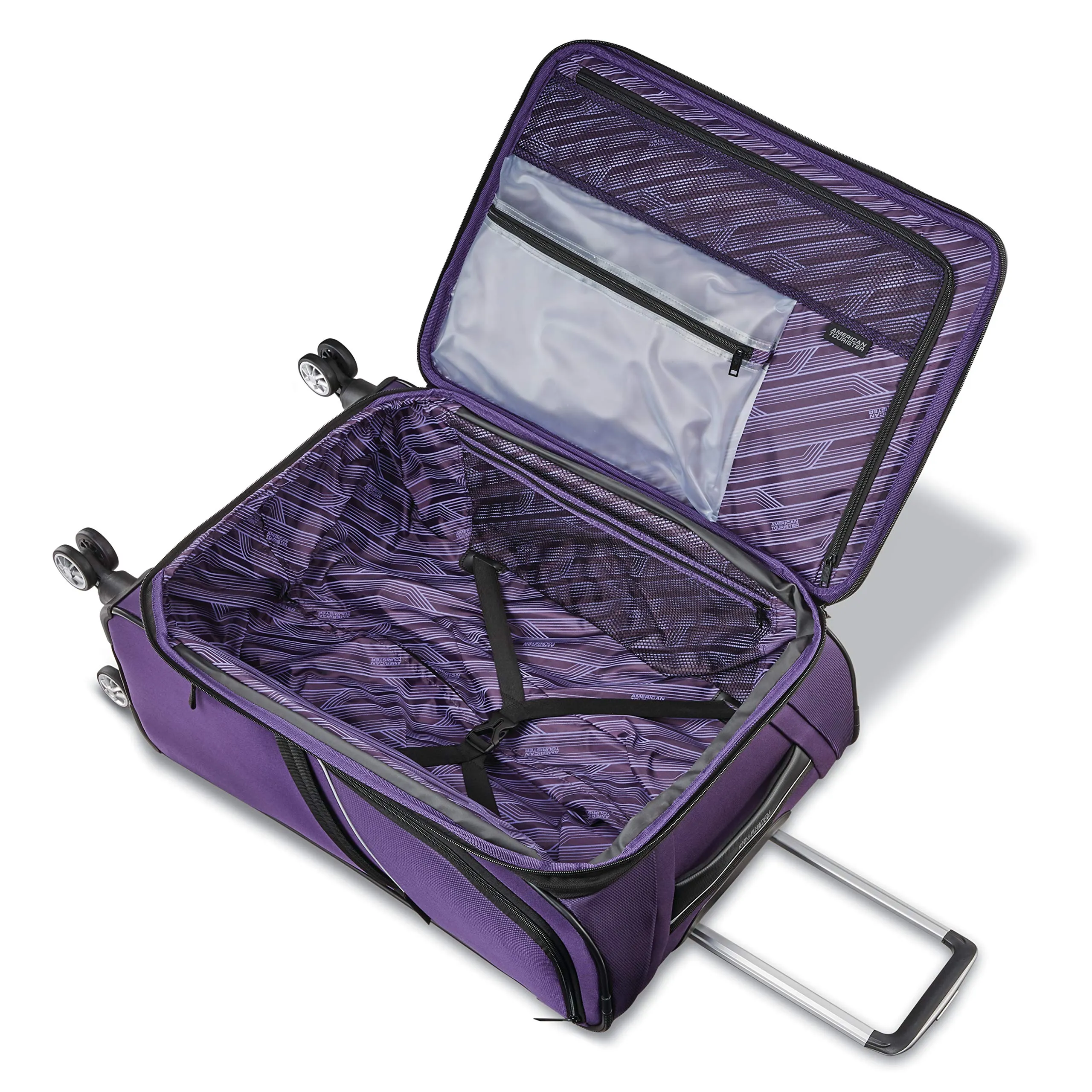 American Tourister Zoom Turbo 20" 4-Wheel Carry-On Luggage