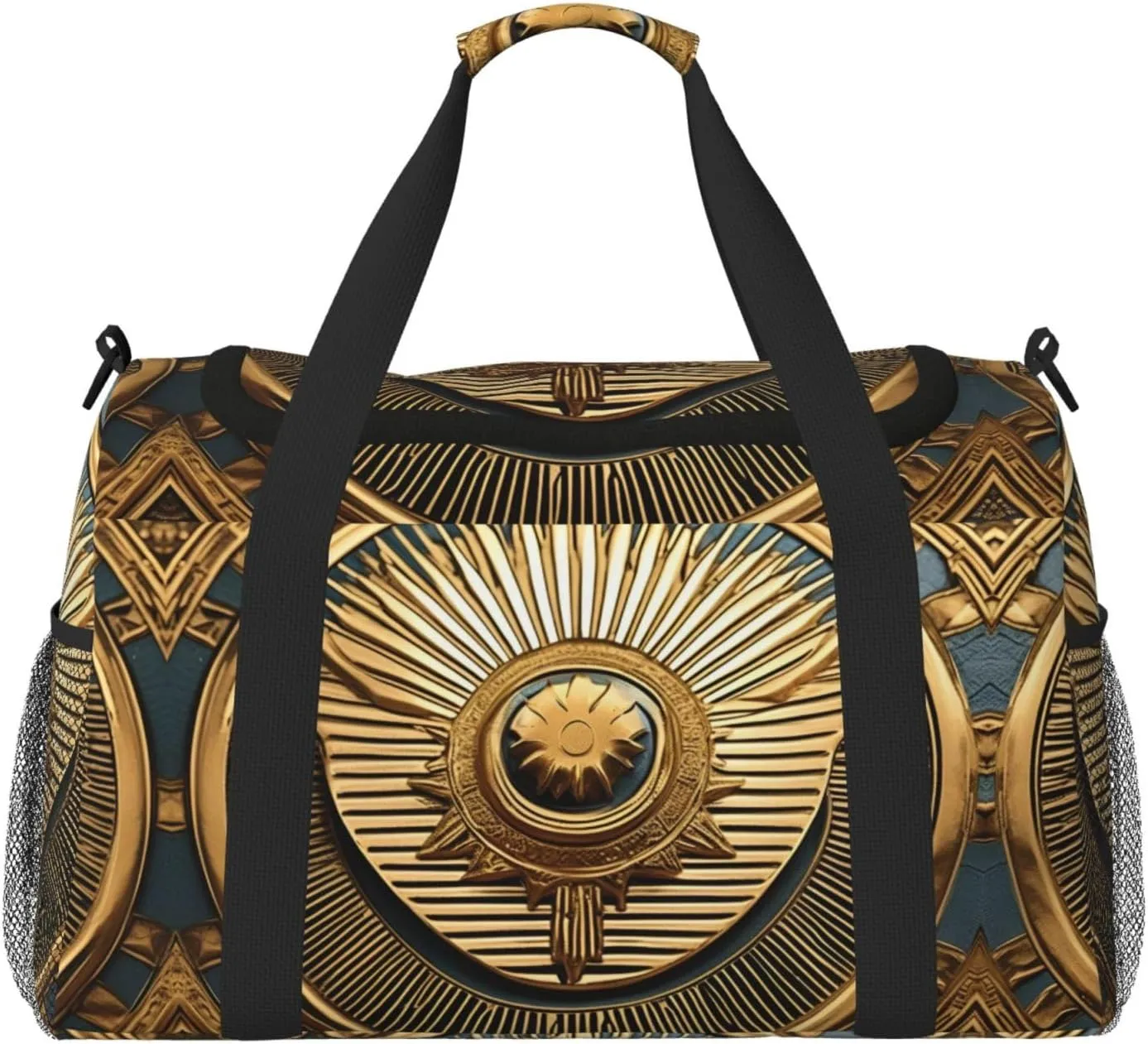 Ancient Egyptian Totem print Weekender Overnight Carry On Bag Gym Luggage Bag Duffel Bag for Travel Women