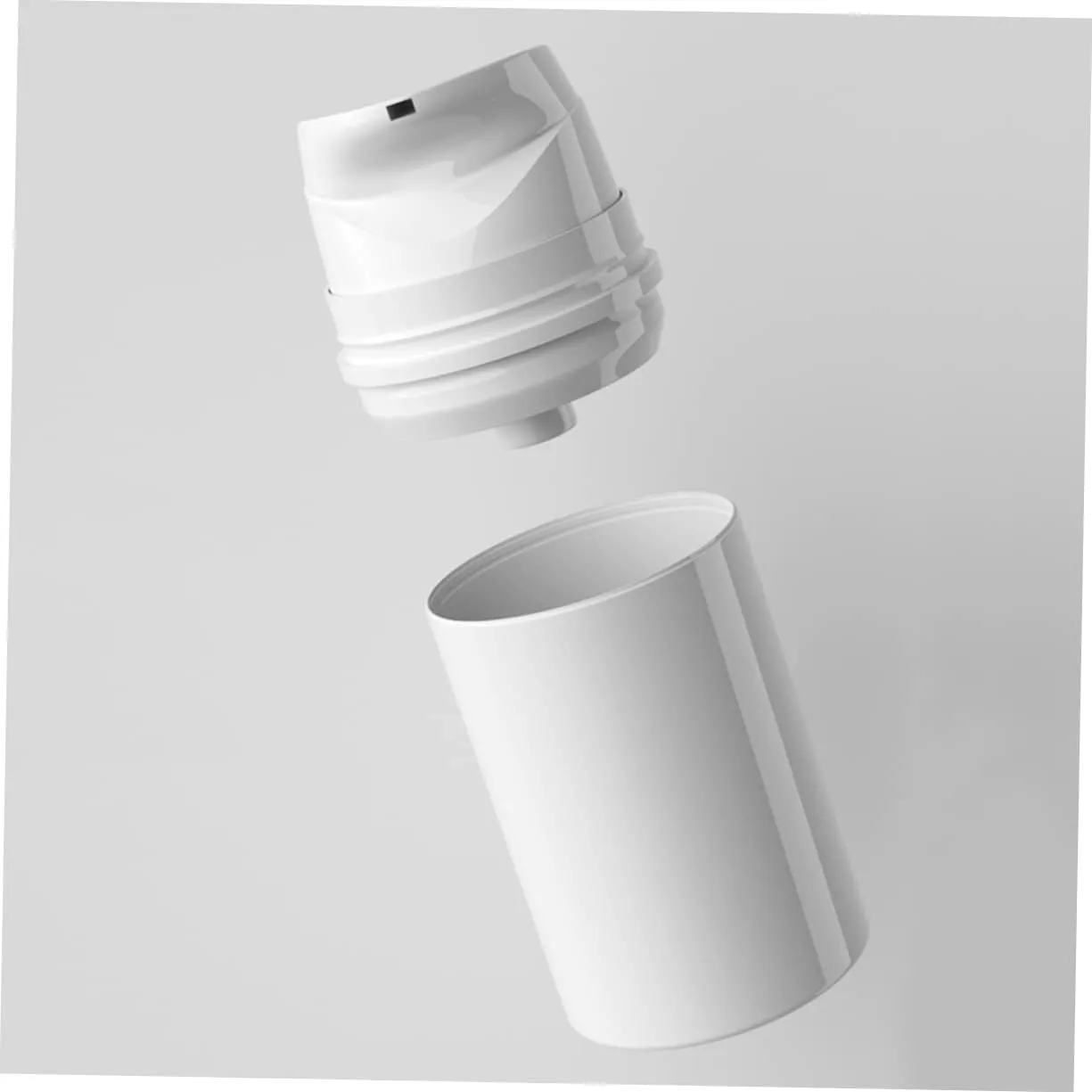 Angoily Lightweight Travel Bottle for Toiletries 3pcs 100ml Pump Bottles Cream Emulsion Dispenser Sealed for Travel Camping Business