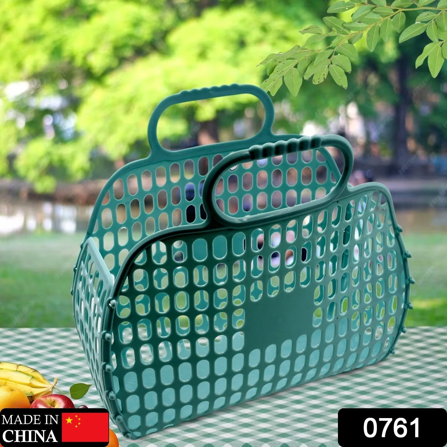 Anniversary sale Fabric Vegetable Shopping All-weather Grocery Foldable Bag Smiley Non-Woven