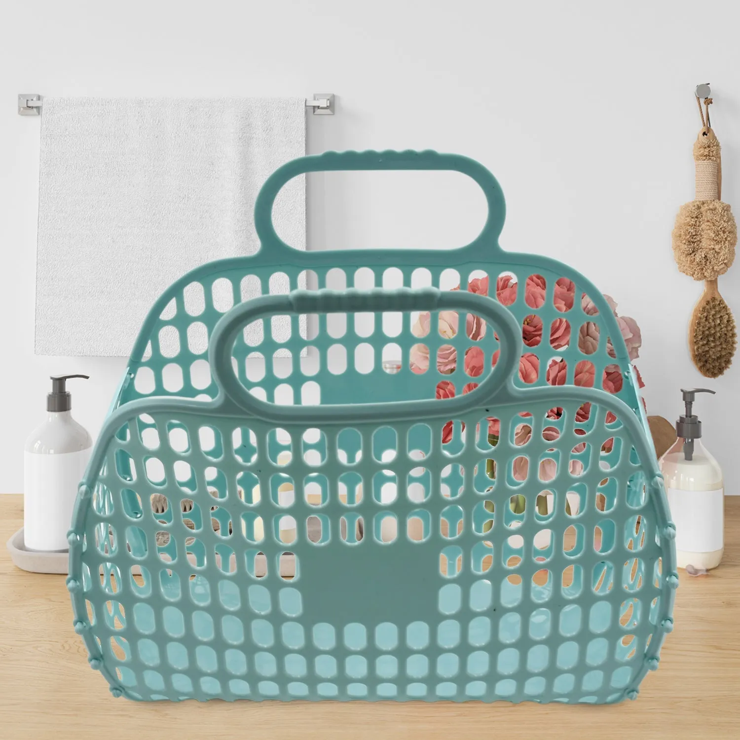Anniversary sale Fabric Vegetable Shopping All-weather Grocery Foldable Bag Smiley Non-Woven