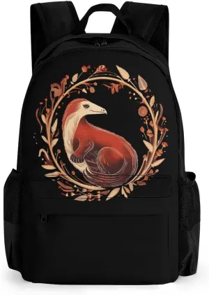 Anteater Print Laptop Backpack Casual Travel Backpack Durable Daypack with Pocket for Women Men