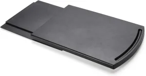 Appliance Caddy Sliding Coffee Maker Tray, 12" Coffee Pot Slider Machine Mat Under Countertop Rolling Tray for Blender Toaster with Smooth Rolling Wheels(1 Pack,Black)