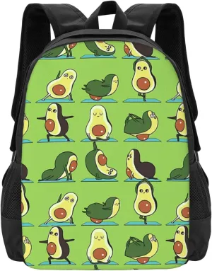 Avocado Yoga Lightweight Packable Backpack Travel Casual Large Capacity Daypack Foldable Backpack For Men Women