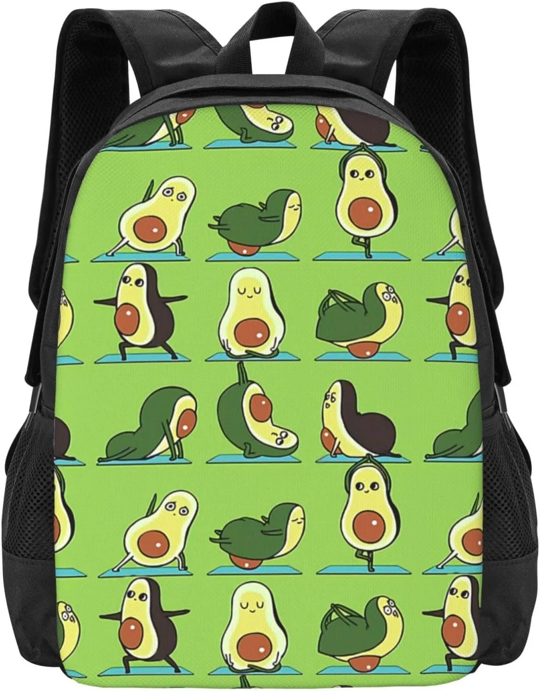 Avocado Yoga Lightweight Packable Backpack Travel Casual Large Capacity Daypack Foldable Backpack For Men Women