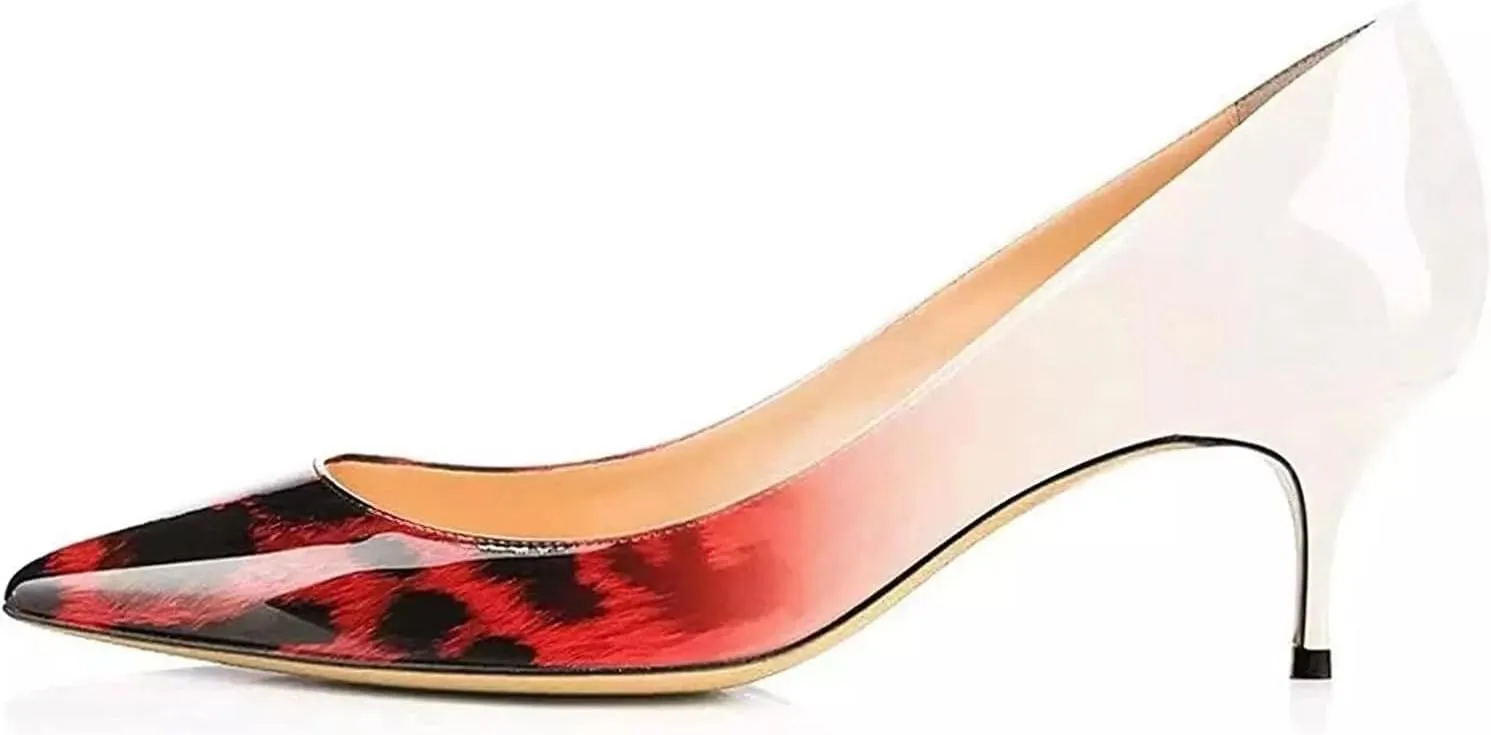 Axellion Women's 2.5IN High Heels Stiletto Pumps Pointed Toe Dress Wedding Shoes, Comfortable & Elegant for Work, Prom, and Evening Events