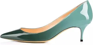 Axellion Women's 2.5IN High Heels Stiletto Pumps Pointed Toe Dress Wedding Shoes, Comfortable & Elegant for Work, Prom, and Evening Events