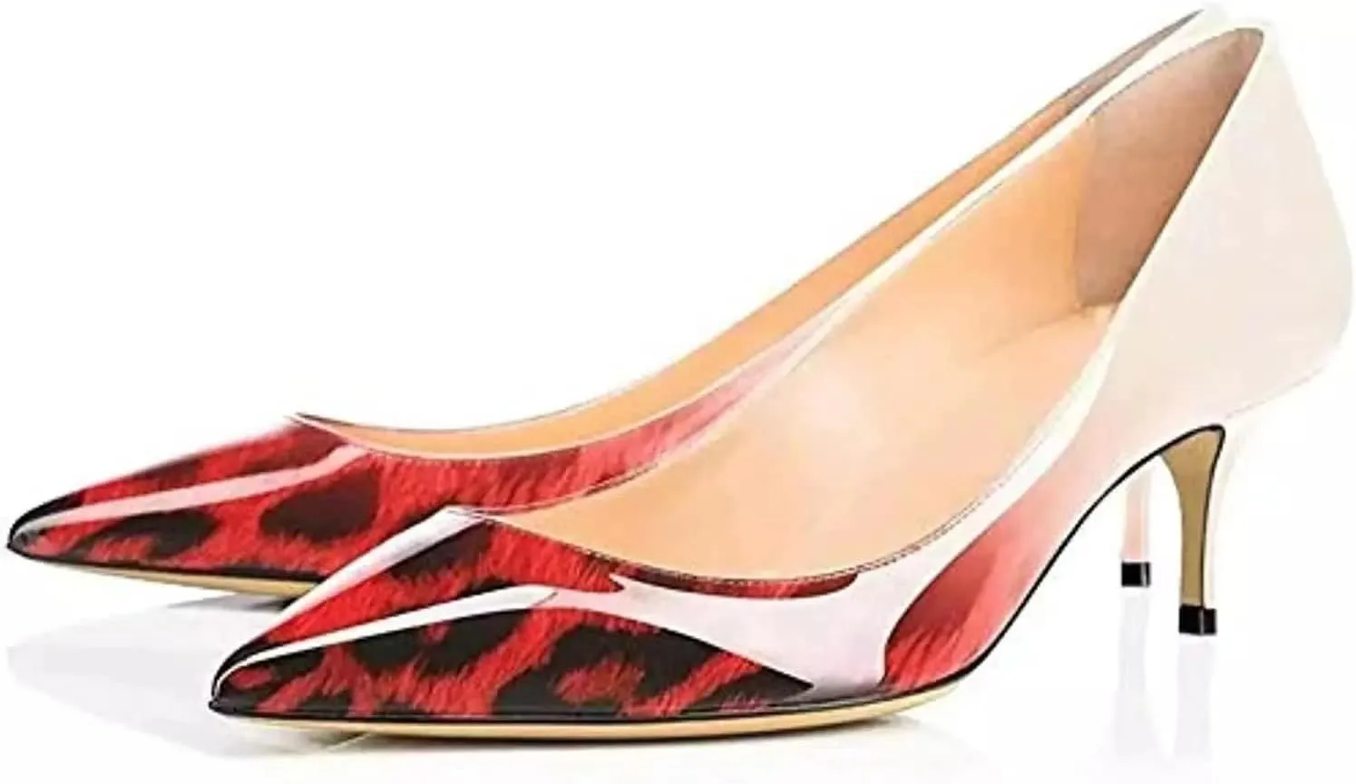 Axellion Women's 2.5IN High Heels Stiletto Pumps Pointed Toe Dress Wedding Shoes, Comfortable & Elegant for Work, Prom, and Evening Events