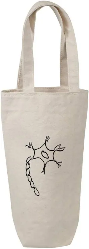 Azeeda 'Neuron' Cotton Wine Bottle Gift/Travel Bag (BL00020461)