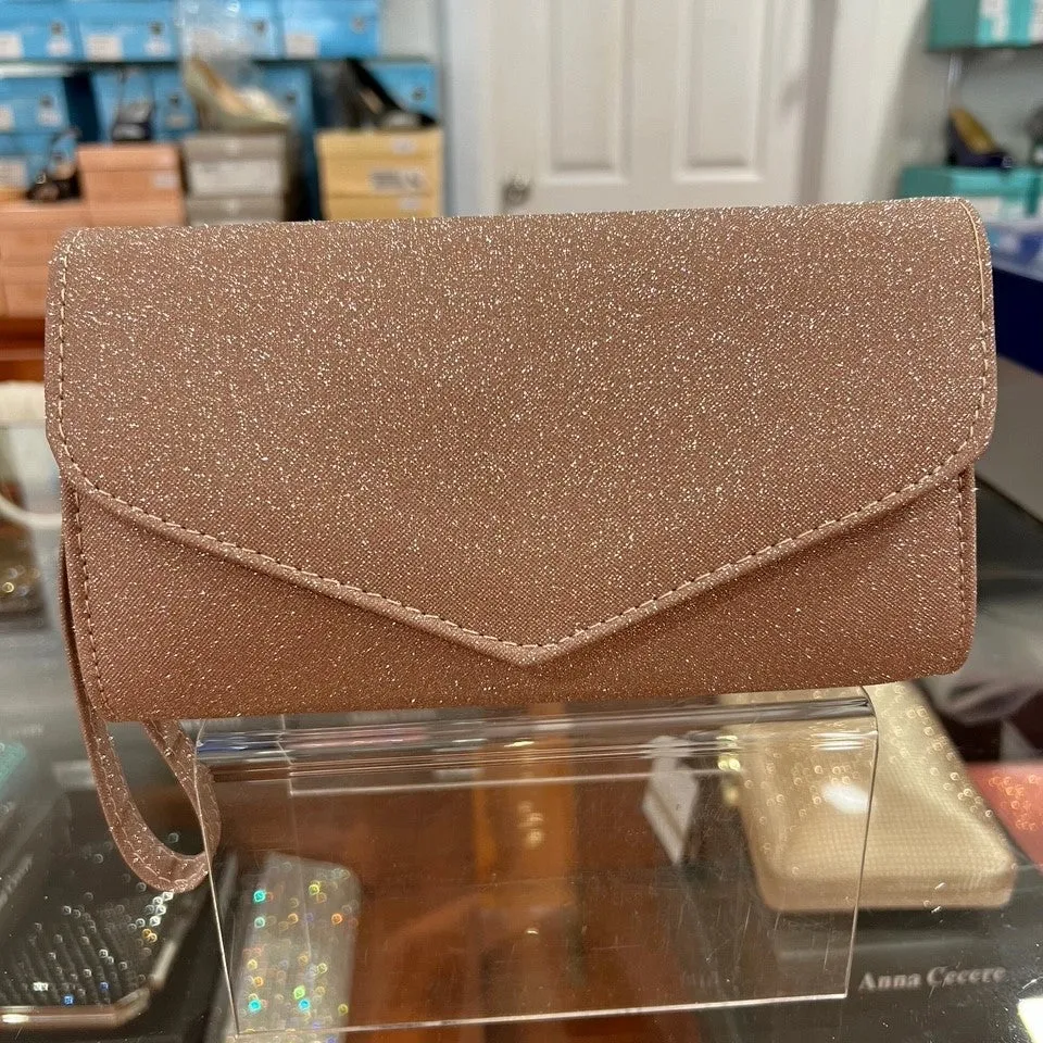 B123 Cometa Black Lurex Clutch