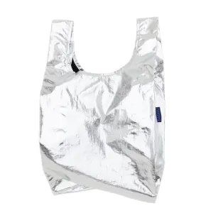 Baby Reusable Tote: Metallic Silver