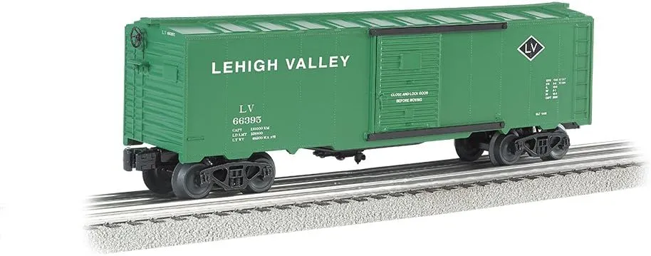 Bachmann Industries 40' Scale Box Car Lehigh Valley Green O Scale Train