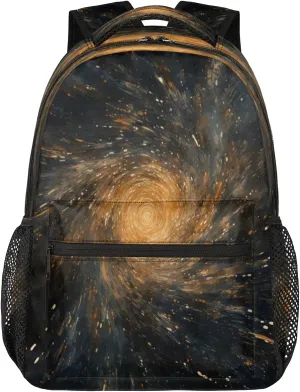 Backpack for Women Men, Universe Starry SkyCasual Backpacks, Waterproof Lightweight Galaxy Daypack Bags for Travel Camping Work