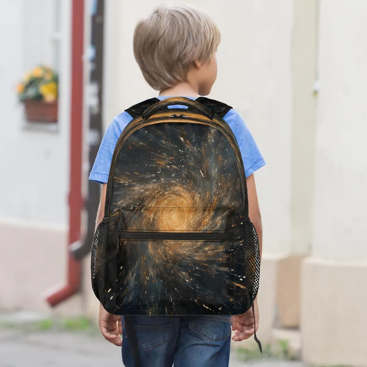 Backpack for Women Men, Universe Starry SkyCasual Backpacks, Waterproof Lightweight Galaxy Daypack Bags for Travel Camping Work