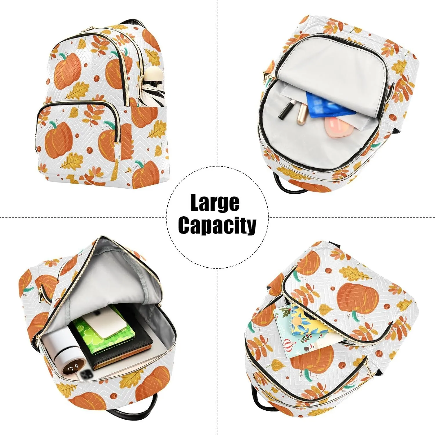 Backpack for Women Shoulder Bag Lightweight Mini Backpack Casual Daypack Back Pack for Travel Work Autumn (Small Pattren 2)