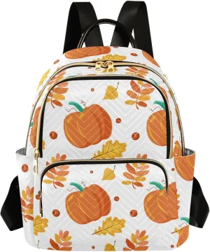 Backpack for Women Shoulder Bag Lightweight Mini Backpack Casual Daypack Back Pack for Travel Work Autumn (Small Pattren 2)