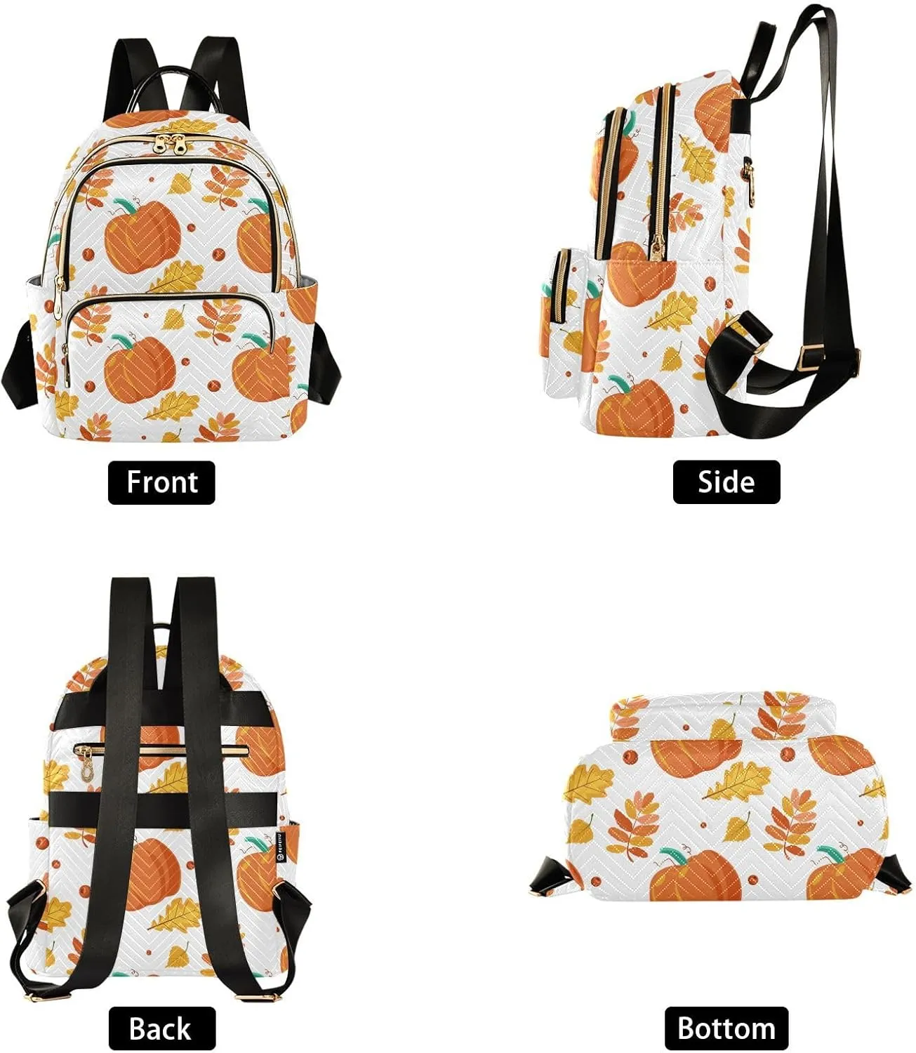 Backpack for Women Shoulder Bag Lightweight Mini Backpack Casual Daypack Back Pack for Travel Work Autumn (Small Pattren 2)