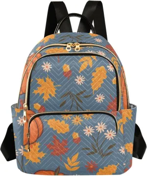 Backpack for Women Shoulder Bag Lightweight Mini Backpack Casual Daypack Back Pack for Travel Work Autumn