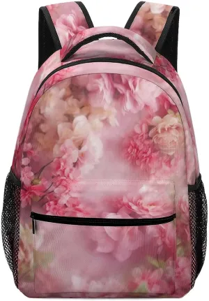 Backpacks Floral Flowers Travel Bag Laptop Backpack Casual Daypack for Weekender Business Hiking