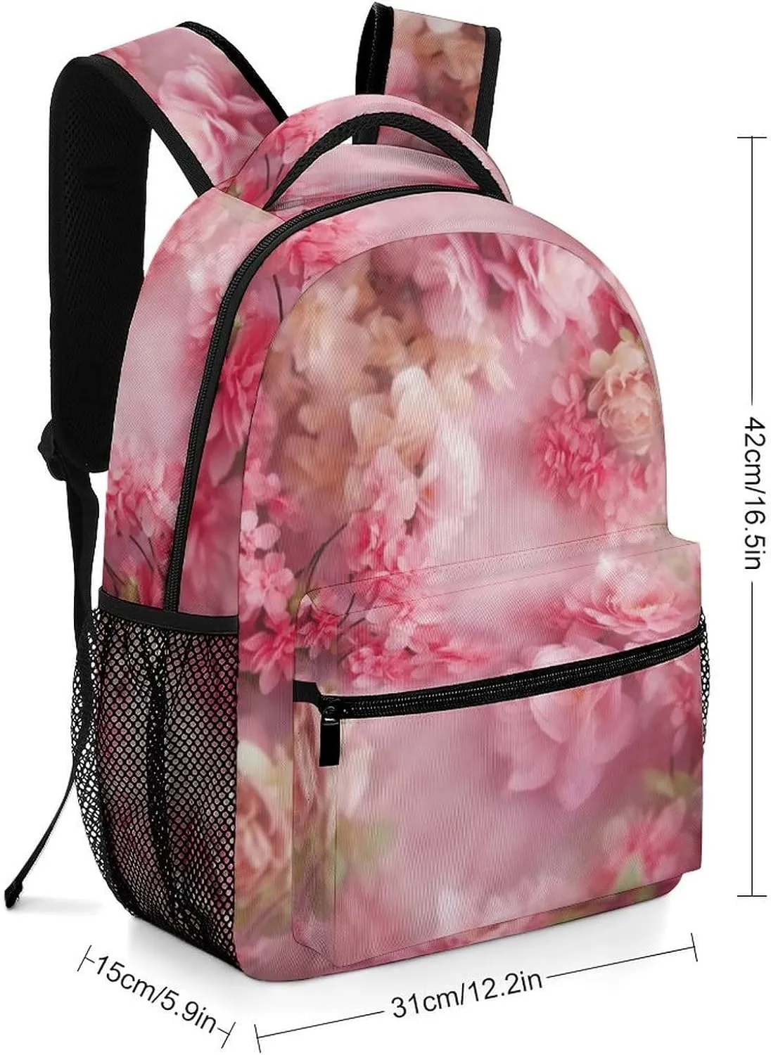 Backpacks Floral Flowers Travel Bag Laptop Backpack Casual Daypack for Weekender Business Hiking