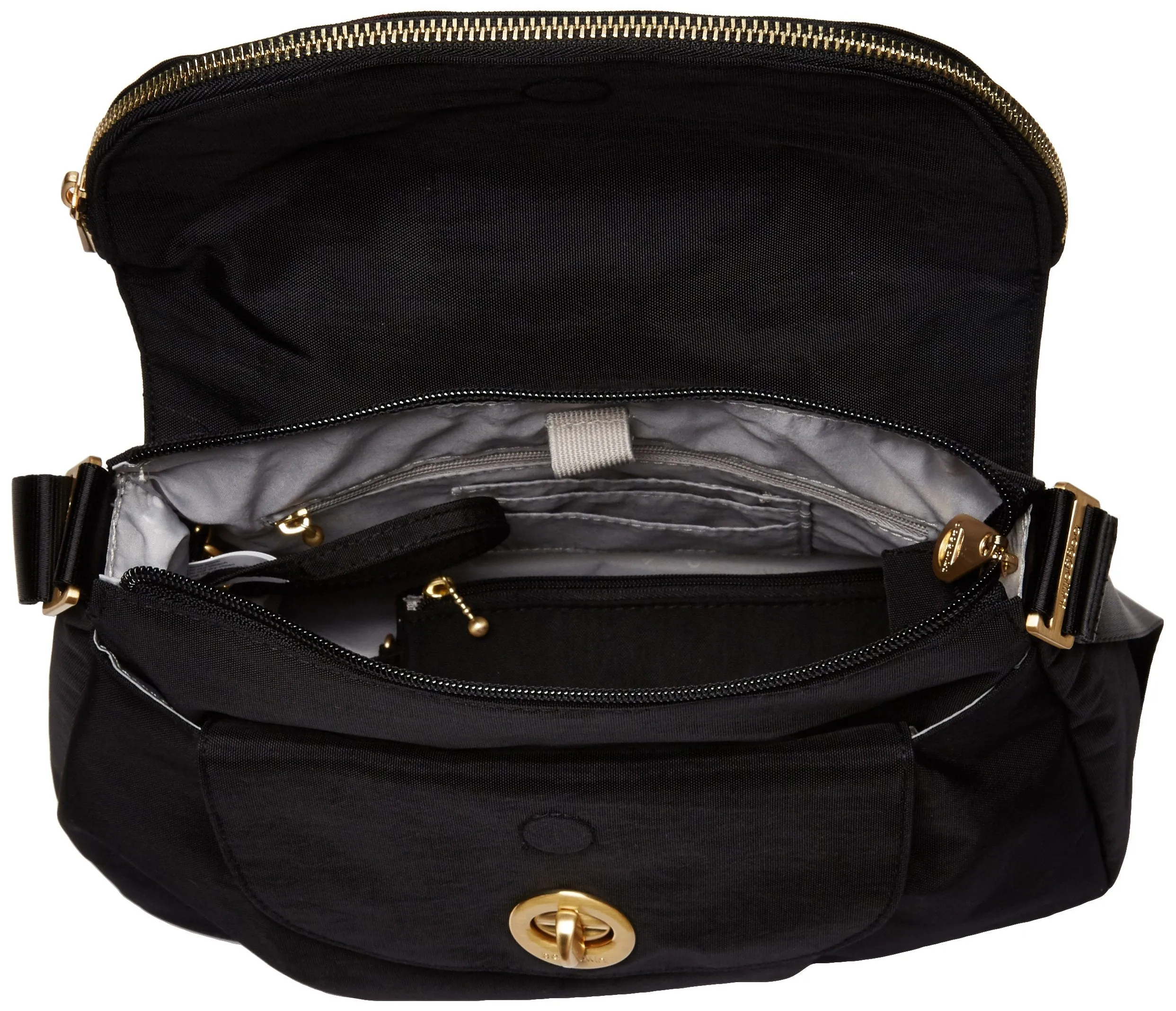 Baggallini Kuala Flap Zip Hobo