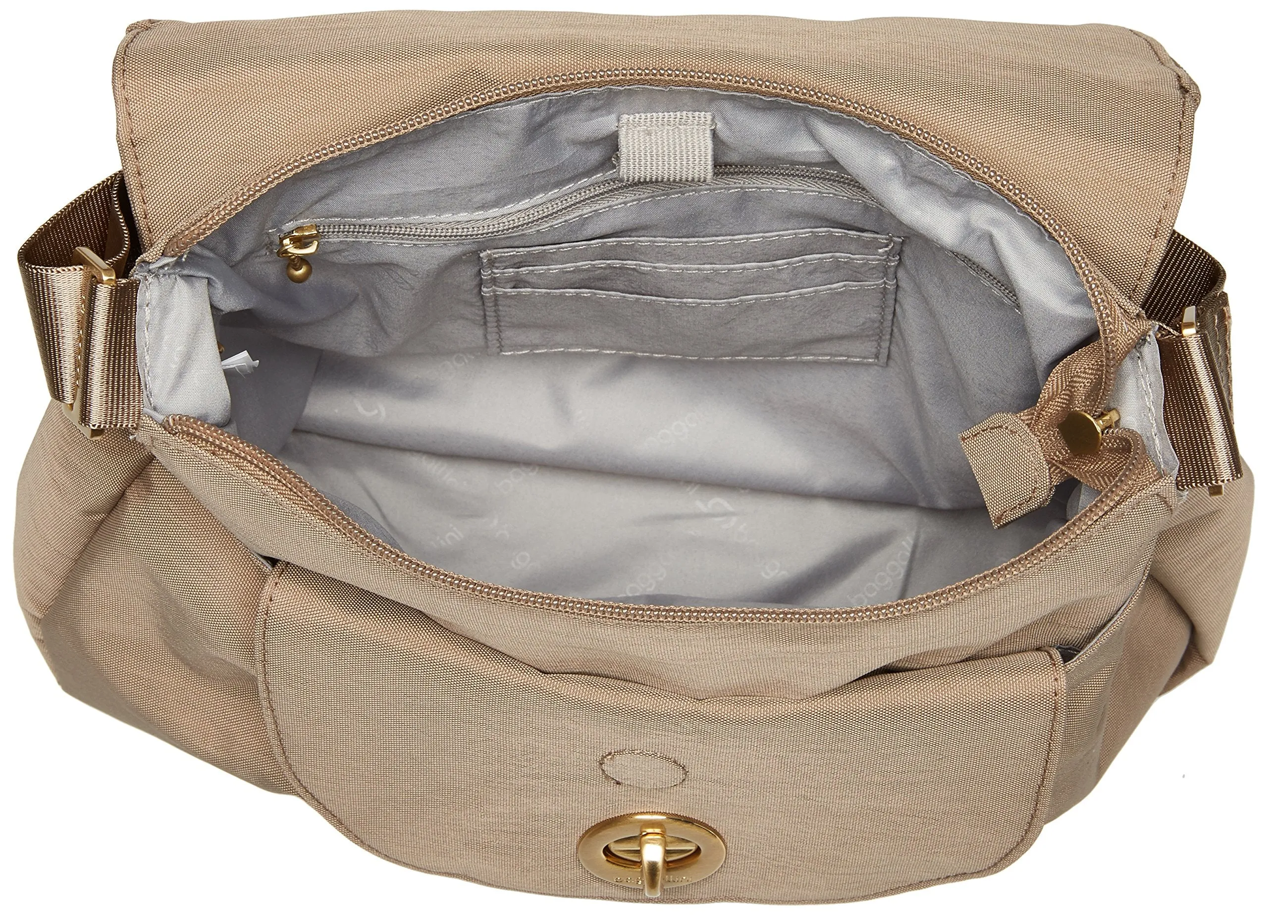 Baggallini Kuala Flap Zip Hobo