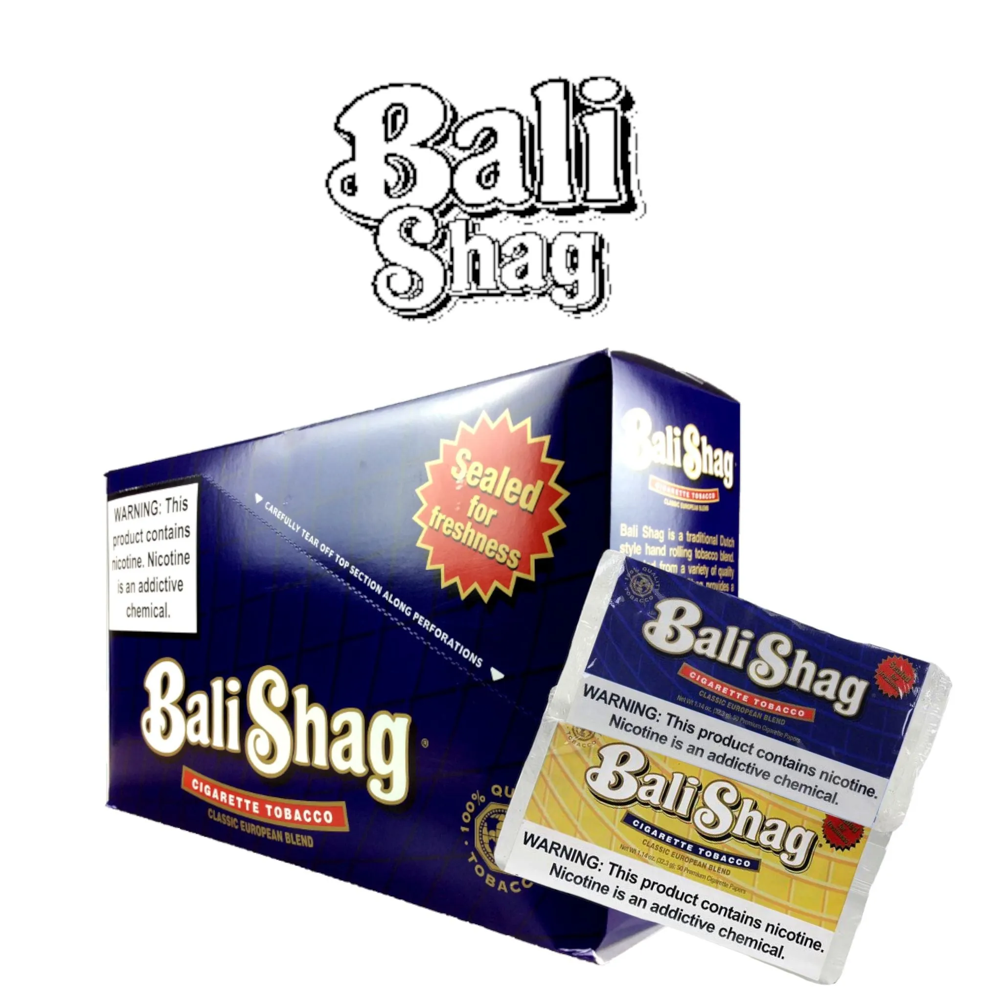 Bali Shag Pouch 1.14oz- 12ct