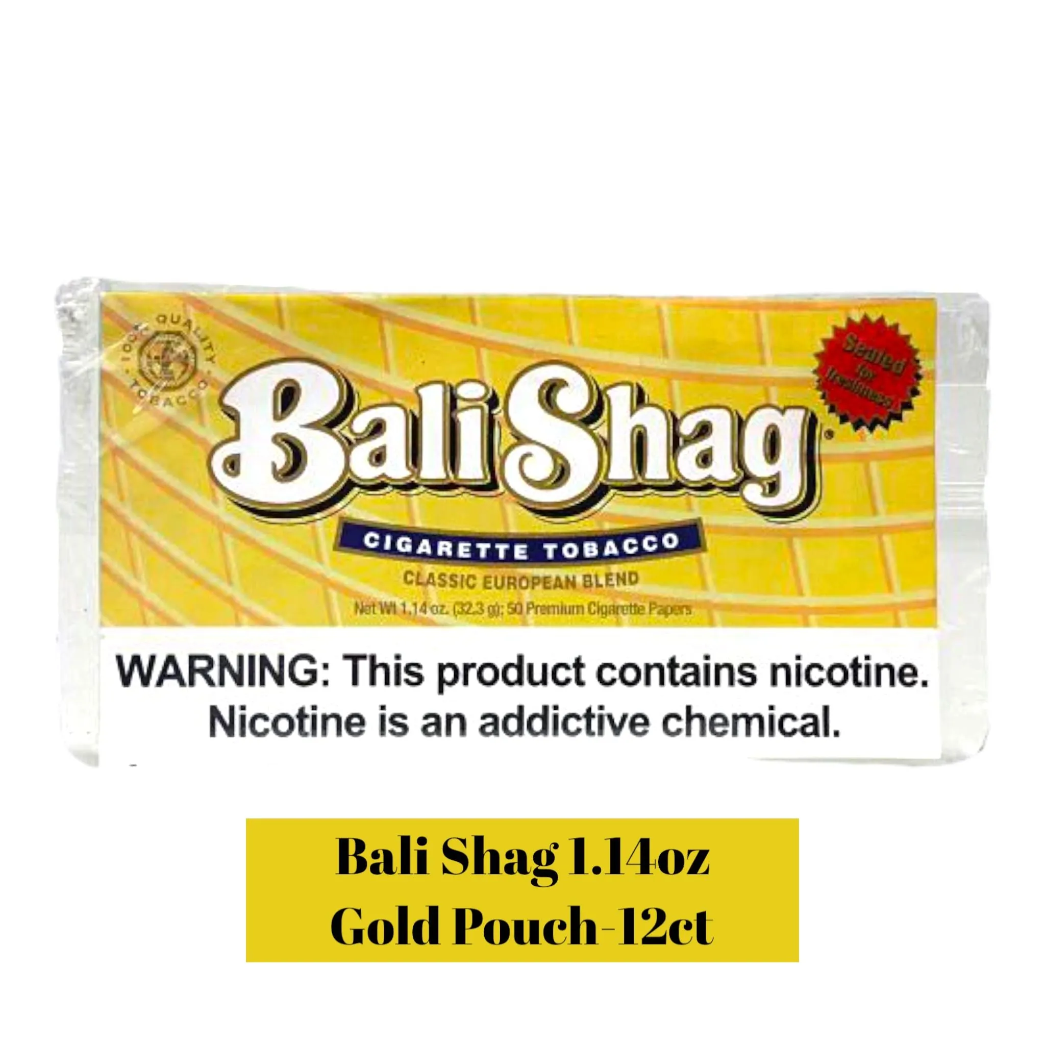 Bali Shag Pouch 1.14oz- 12ct