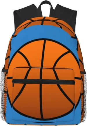 basketball print Lightweight and comfortable backpack Casual Laptop Backpack for Travel Hiking