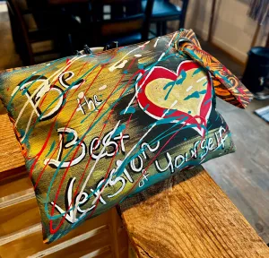 Be the Best Version of Yourself Custom Clutch