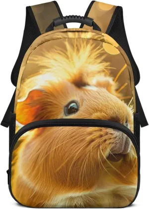 Beauty Collector Hamster Sunshine Backpacks Travel Laptop School Book Bag for Teens Kids