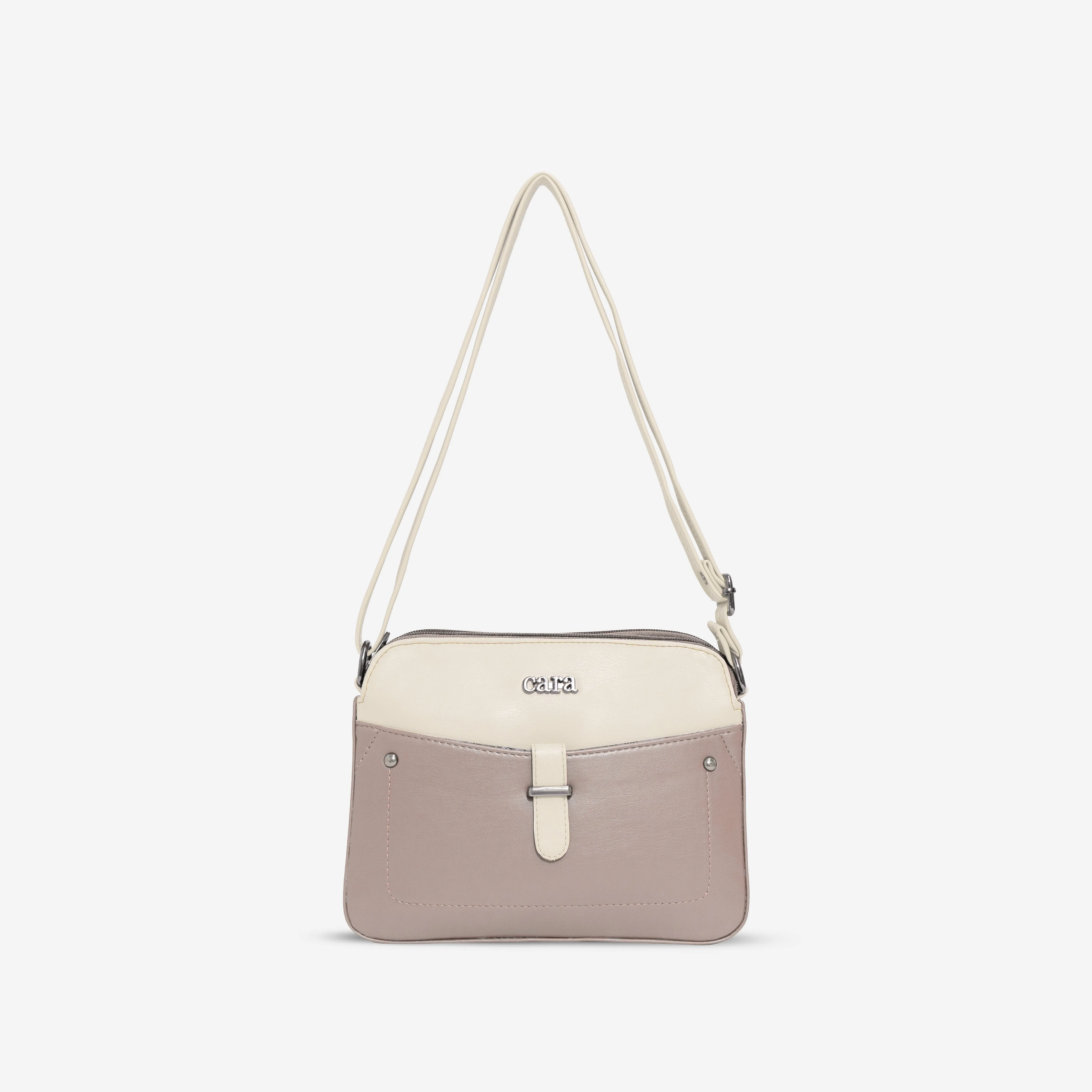 Beige Chic Crossbody Charm  | Cara