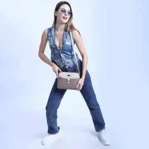Beige Chic Crossbody Charm  | Cara