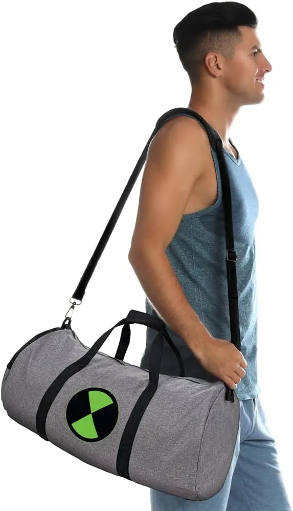 Ben 10 Logo Lightweight Duffel Bag for Sports and Gym Packable for Travel