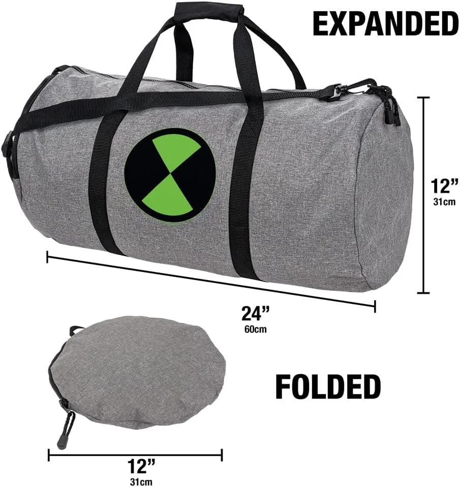 Ben 10 Logo Lightweight Duffel Bag for Sports and Gym Packable for Travel