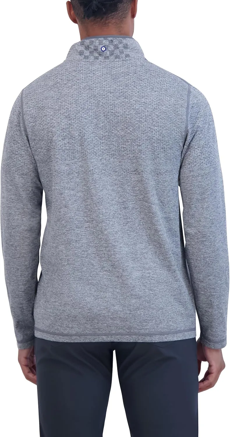 Ben Sherman Men's Quarter Zip Pullover Sweater – Lightweight, Casual, Work, Golf & Everyday Wear