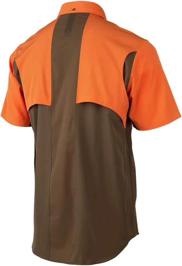 Beretta Men's TKAD Flex Breathable Lightweight Button-Down Outdoor Casual Active Tactical Short Sleeve T-Shirt