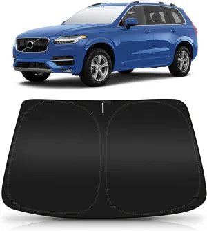 BESTVIEW Car Windshield Sun Shade Compatible with Volvo XC90 2016-2024 2025- Foldable Reflective Sunshade for UV Protection & Heat Reduction