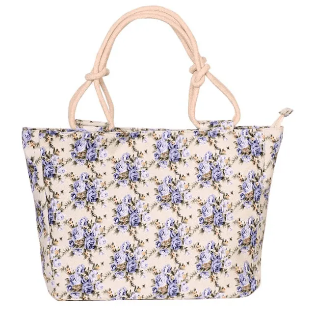 Big Size Casual Flower Printed Shoulder Bag for Women