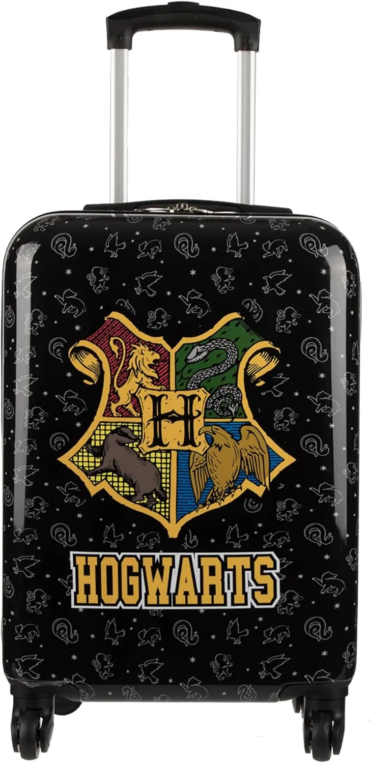 Bioworld 20 Harry Potter ABS Carry-on Luggage with PC Film, Black Crest OSFA