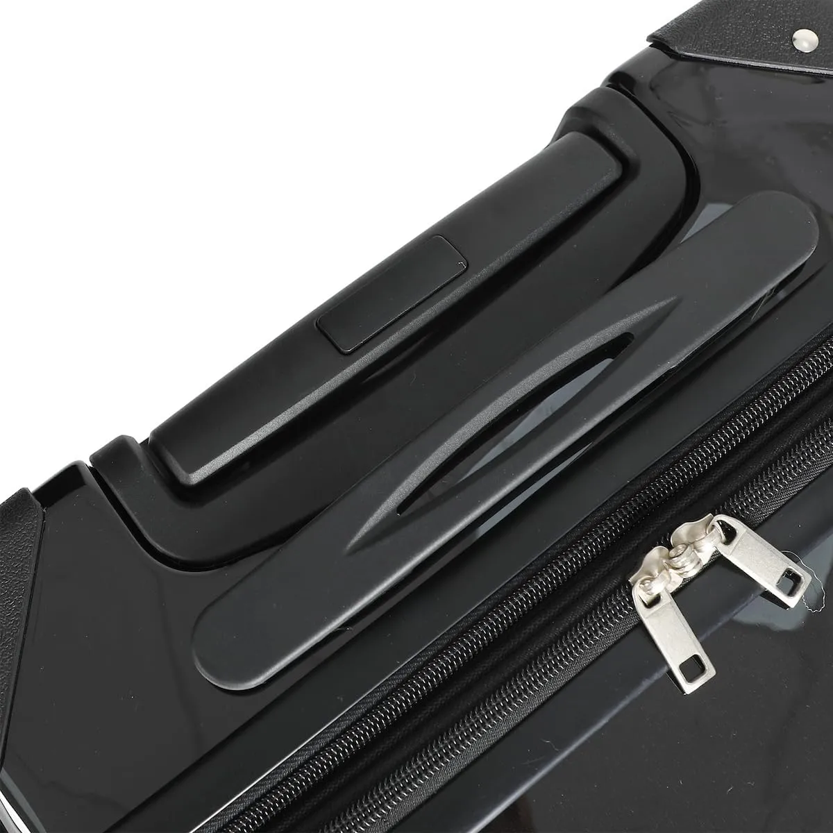 Bioworld Kuromi Black and Purple 20" Carry-On Suitcase With Wheels And Retractable Handle