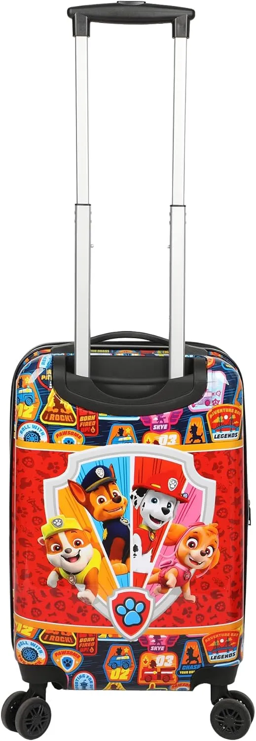 Bioworld Paw Patrol 20" Carry-On Luggage With Wheels And Retractable Handle