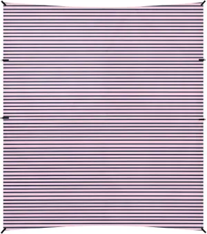 Black and Lavender Stripes Foldable Beach Cabana UPF50  Protection Easy Setup Portable Sunshade with Sand Shovel for Family Trips, Picnics & Camping