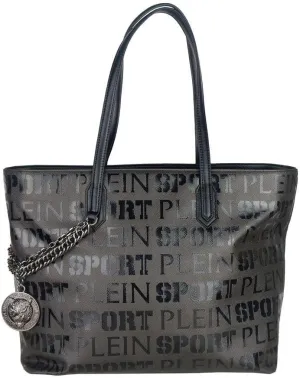Black Polyester Shoulder Bag