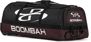 Boombah Brute Rolling Bat Bag - 35" x 15" x 12-1/2" - Multiple Color Options - Holds 4 Bats and Room for Gear - Wheeled Bag