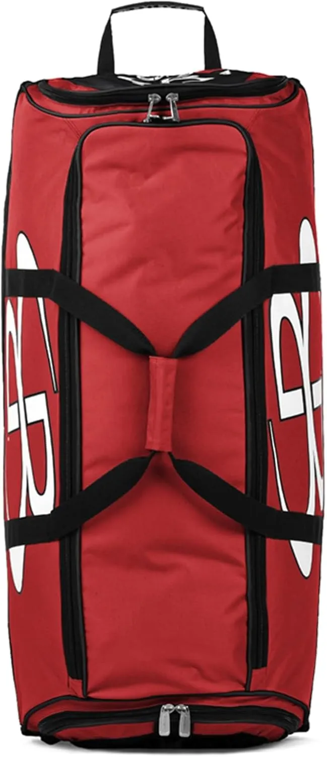 Boombah Brute Rolling Bat Bag - 35" x 15" x 12-1/2" - Multiple Color Options - Holds 4 Bats and Room for Gear - Wheeled Bag