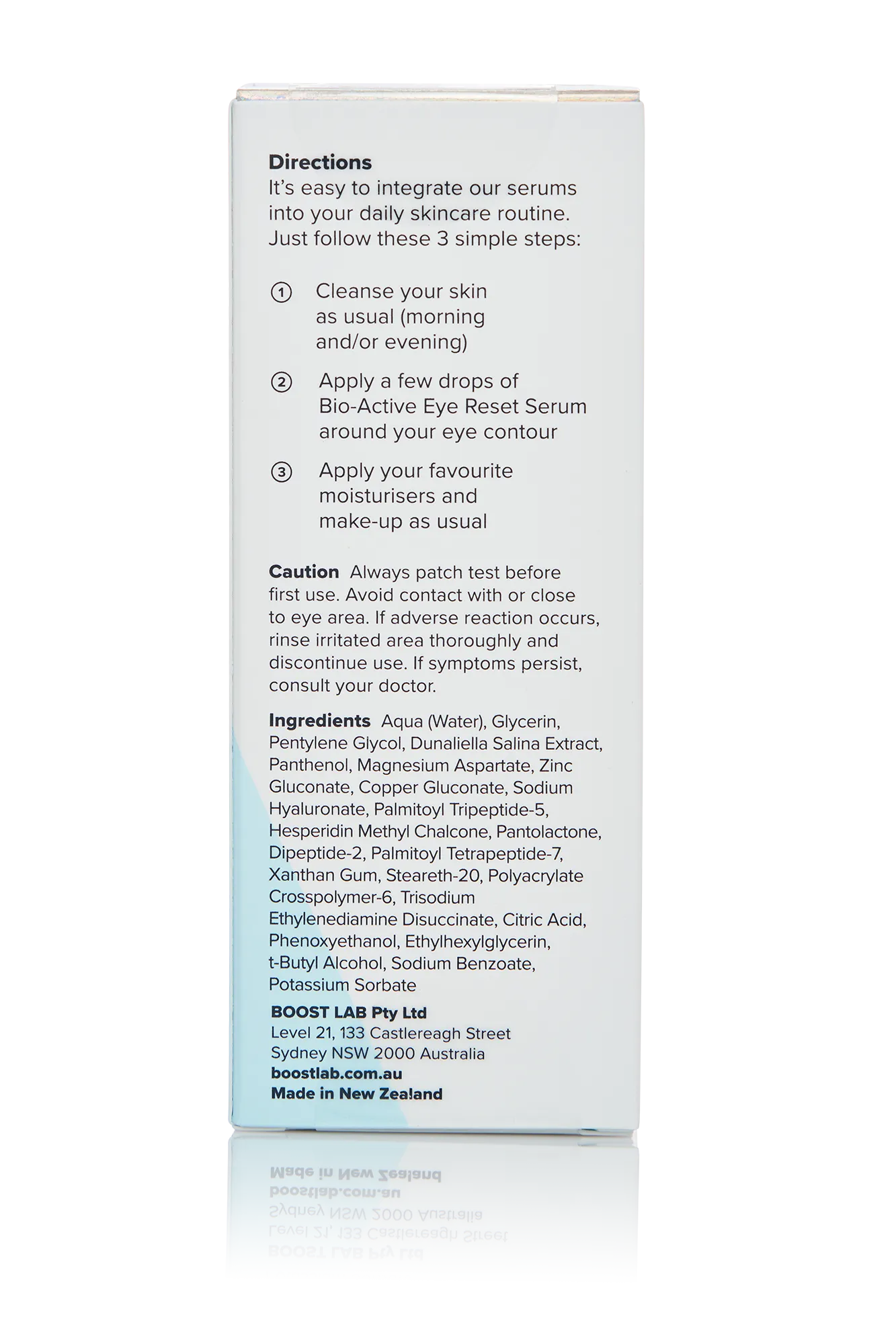 Boost Lab Bio-Active Eye Reset Serum 30mL