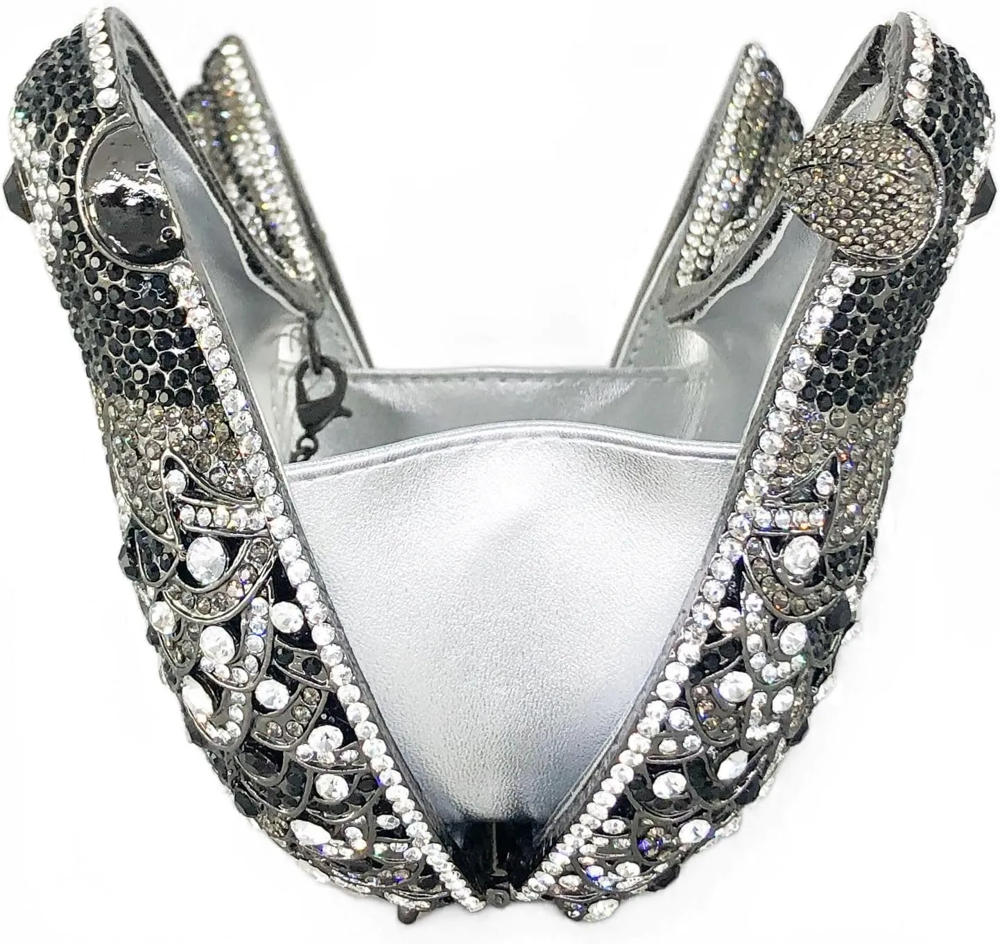Boutique De FGG Bird Crystal Clutch Purses For Women Dressy Rhinestone Evening Bag Pigeon Prom Clutch Purse for Wedding,Mini