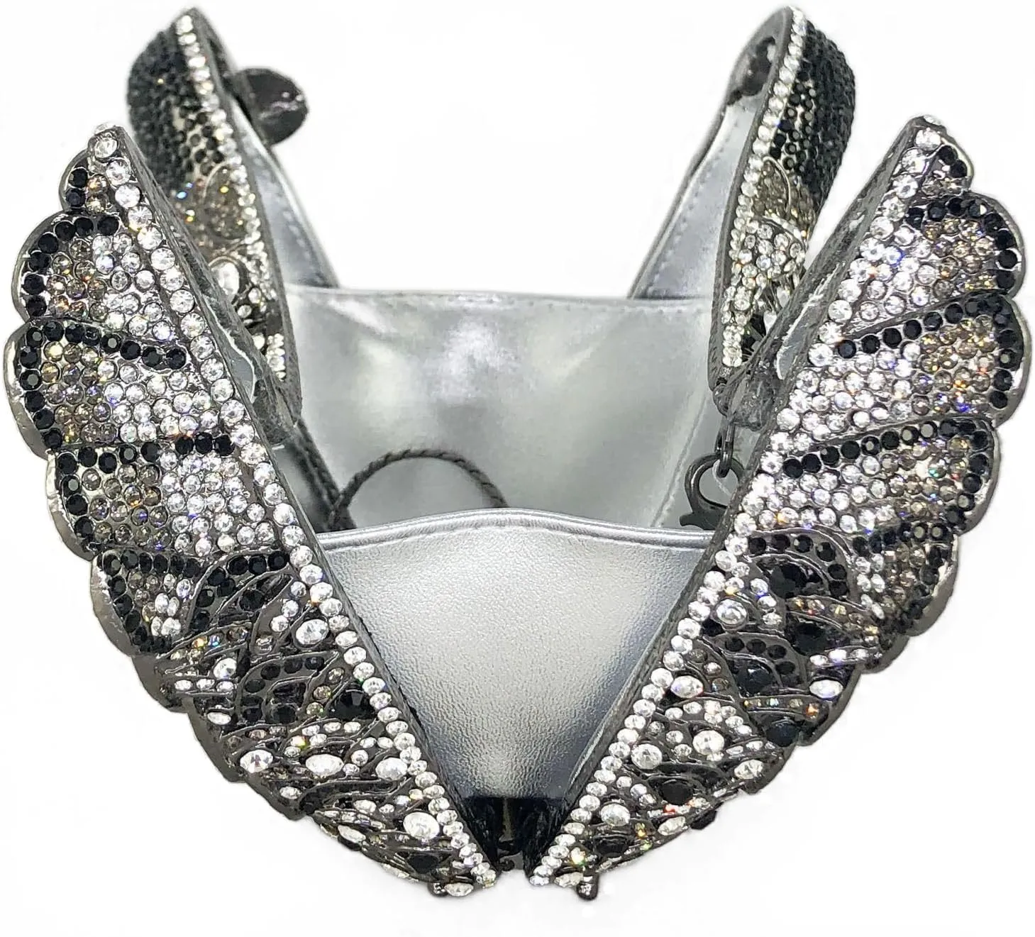 Boutique De FGG Bird Crystal Clutch Purses For Women Dressy Rhinestone Evening Bag Pigeon Prom Clutch Purse for Wedding,Mini