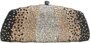 Boutique De FGG Crystal Clutch Evening Bag Novelty Rhinestone Clutch Purses for Women Formal Wedding Bridal Handbags,Mini